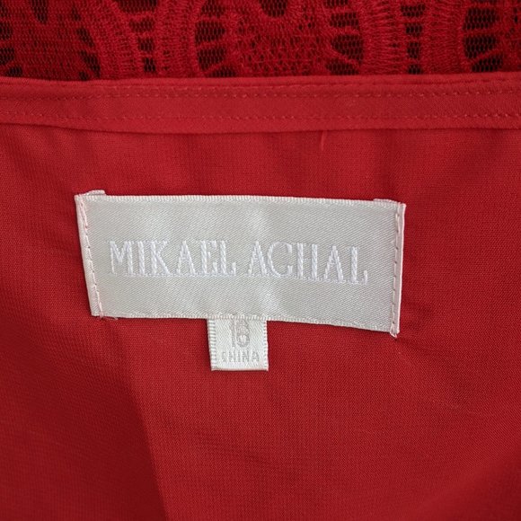 Mikael Aghal Red Dress - Picture 3 of 5